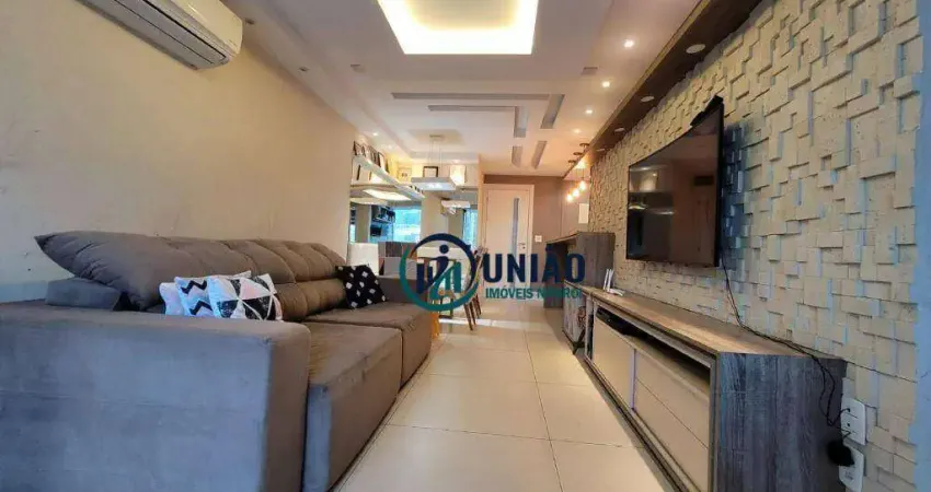 Linda cobertura linear com 2 quartos ( 1 suíte ) , uma vaga, lazer completo !!