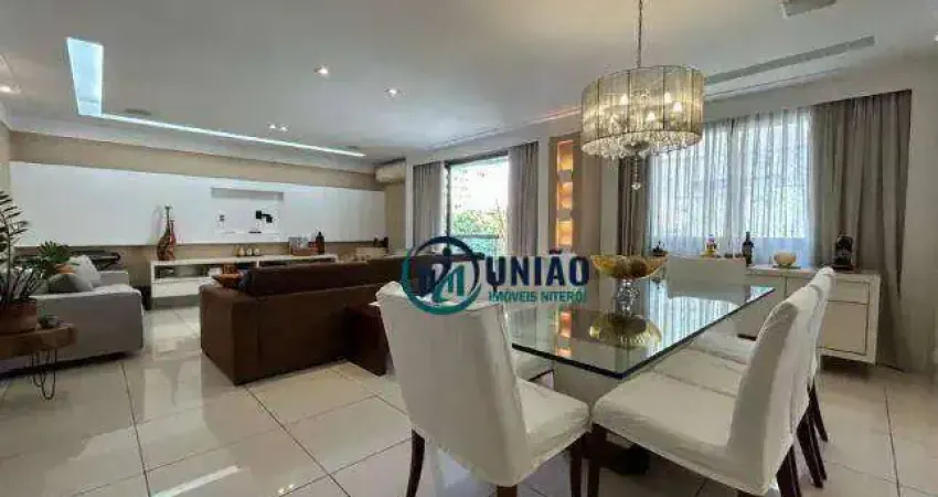 Apartamento com 4 quartos à venda, 180 m² por r$ 1.700.000 - icaraí - niterói/rj