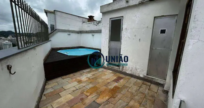 Cobertura com 2 quartos à venda, 130 m² por r$ 920.000 - icaraí - niterói/rj