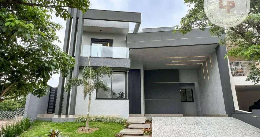 Casa com 3 suite com quadra de beach teniss à venda, 295 m² por r$ 2.470.000 - condomínio residencial canterville - valinhos/sp