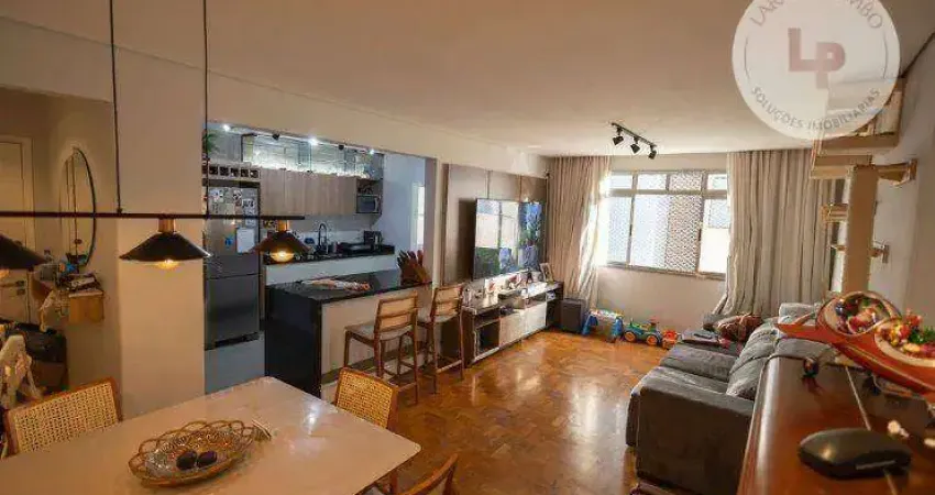 Apartamento 2 dormitório( 1 suíte)e dependência de empregada para alugar, 101 m² por r$ 6.496/mês -residencial são felipe- perdizes - são paulo/sp