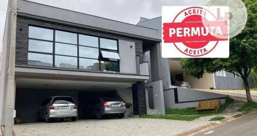 Casa com 3 suites, 253 m² - venda por r$ 1.650.000 ou aluguel por r$ 12.000/mês - condomínio madre maria villac - valinhos/sp