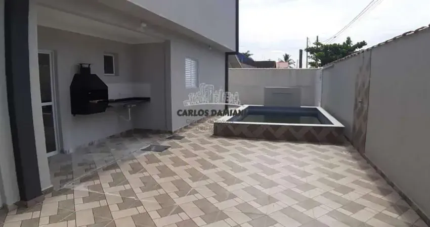 Casa Sobreposta para Venda em Itanhaém, Jardim Grandesp, 2 dormitórios, 1 suíte, 2 banheiros, 2 vagas