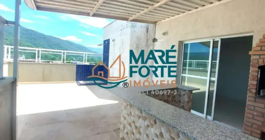 Linda cobertura duplex, com área gourmet com vista para serra