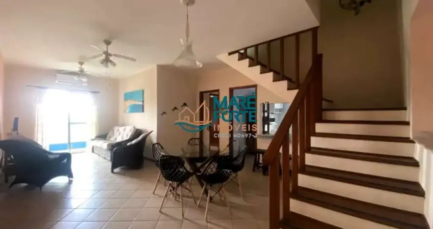 ESPAÇOSA COBERTURA DUPLEX COM 3 DORMITÓRIOS A CERCA DE 220 METROS DA PRAIA!