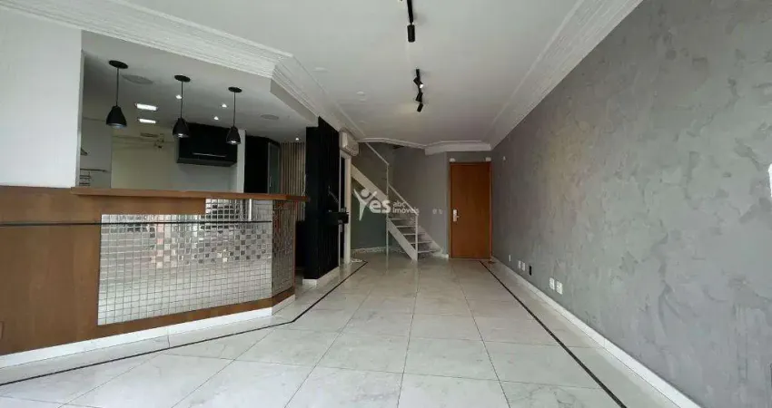 Cobertura para locação com  130m² 2 dormitórios - bairro jardim - santo andré - sp