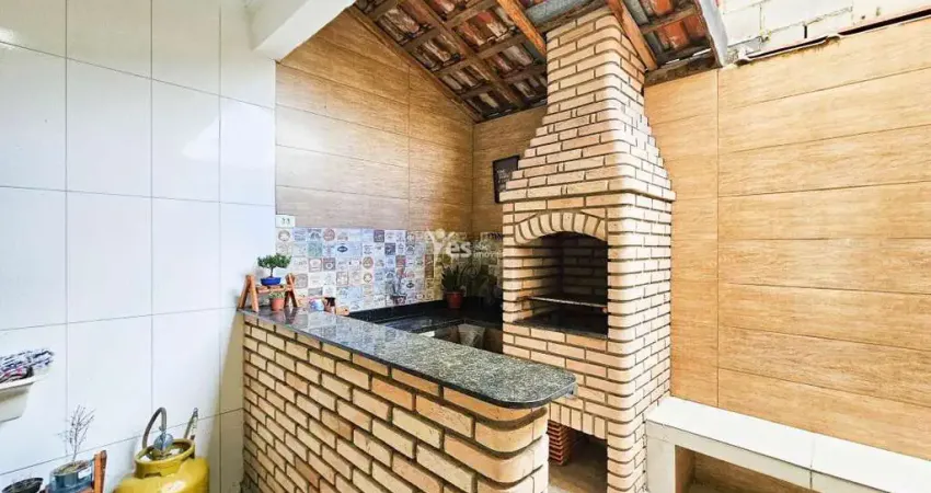 Excelente sobrado mobiliado em vila humaitá, santo andré - 129m² - churrasqueira e quintal.