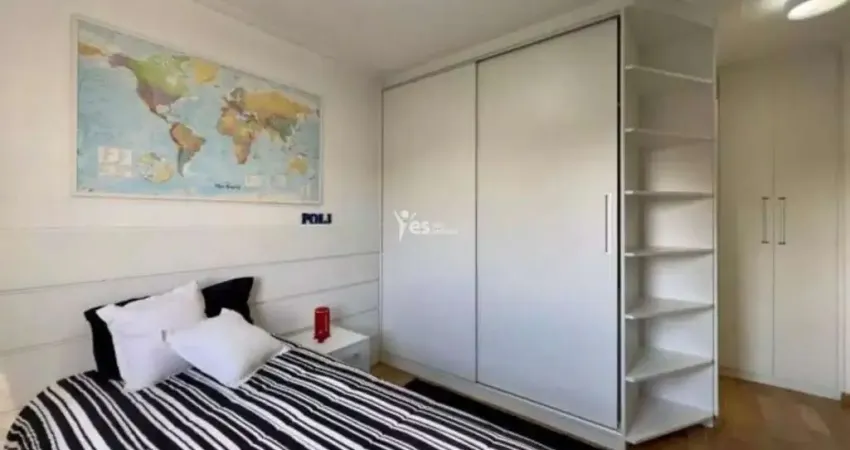 Apartamento a venda com 3 suites , 4 banheiros no total, lavabo, escritório, sala integrada com sala de jantar, lavanderia independente, 2 vagas de garagem, bairro campestre - santo andré