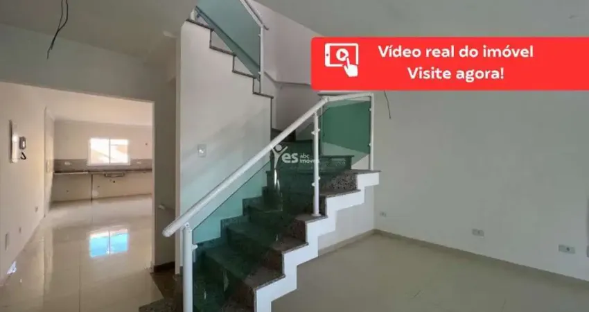 Sobrado de 213,50m² com 03 suites e planejados e 04 vagas de garagem. vila alzira, santo andré.