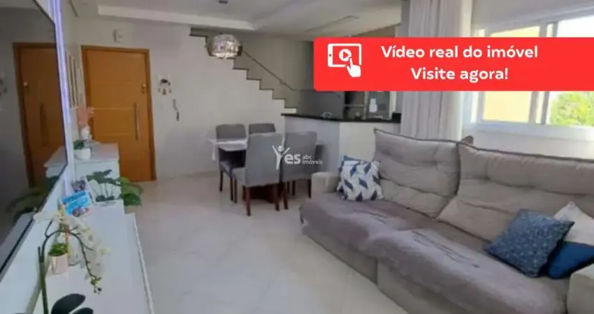 Cobertura baixo condomínio com 3 dormitórios sendo 1 suíte e com 2 vagas na garagem e no local mais alto da vila pires