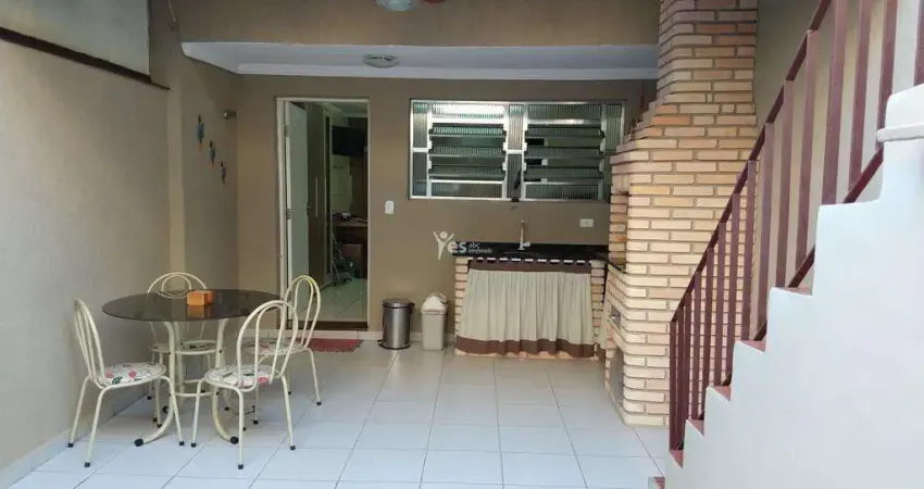 Sobrado à venda em santo andré, vila curuçá - com churrasqueira e quintal!