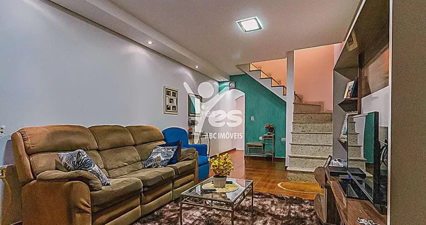 Sobrado de 228m², 03 dormitórios e 02 vagas de garagem – jardim las vegas, santo andré.