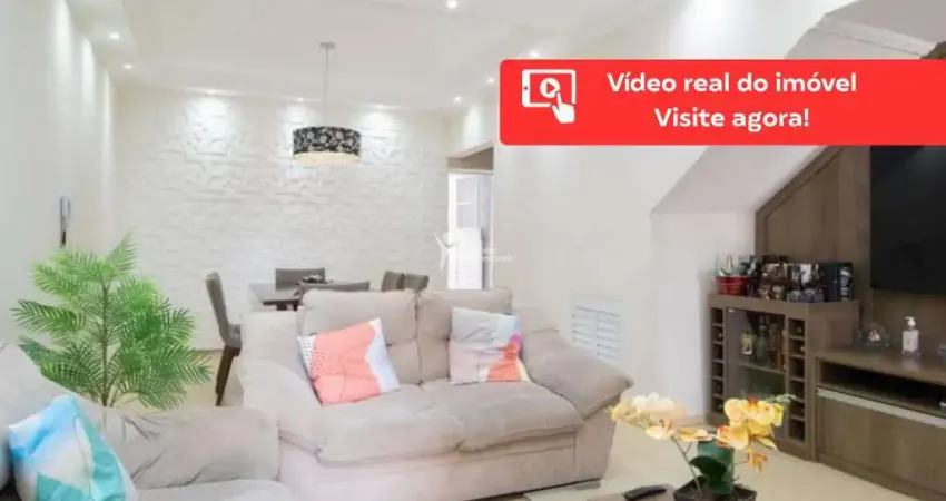 Sobrado 2 dormitórios, rico em planejados, 3 vagas, área gourmet, vila floresta, santo andré.