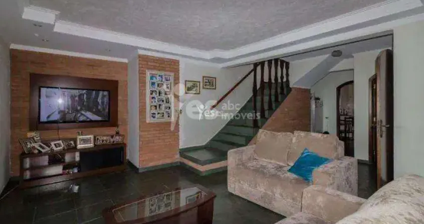 Sobrado com 3 dormitórios, planejados, edícula. parque das nações, santo andré