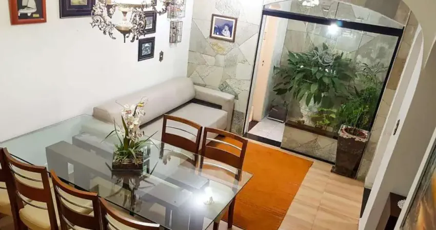 Sobrado com jardim de inverno,3 dormitórios sendo 1 suíte e 3 vagas - vila pires, santo andré