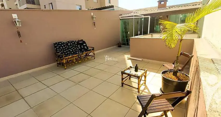 Apartamento cobertura sem condomínio, 03 dormitórios sendo 01 suíte, área gourmet e 02 vagas de garagem - campestre, santo andré.