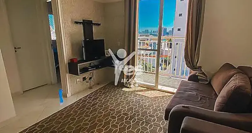 Apartamento de 50m², com planejados, 02 dormitórios e 01 vaga de garagem – vila alzira, santo andré.