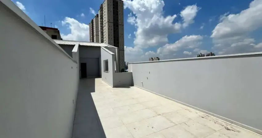 Cobertura nova na vila humaitá com elevador e 1 suíte, a 5 minutos a pé do comércio da av. queiróz filho