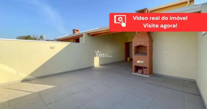 Cobertura à venda em santo andré, vila helena - churrasqueira e lavanderia