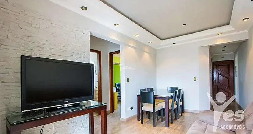 Apartamento de 68m² com 02 dormitórios sendo 01 suite e 01 vaga de garagem - vila homero thon, santo andré.