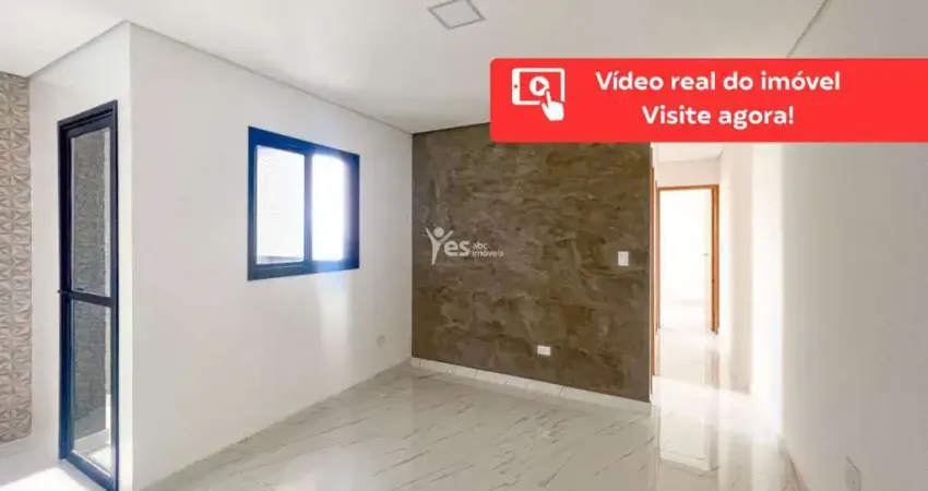 Cobertura nova  em prédio baixo condomínio com 02 dormitórios localizada no parque das nações / santo andré.