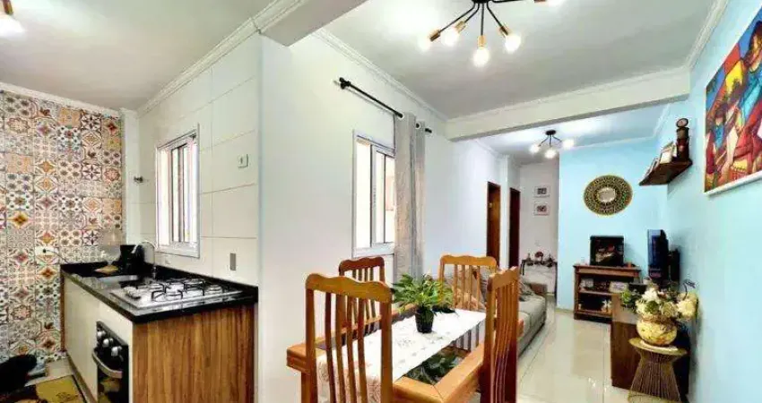 Cobertura com 02 dormitórios, 02 vagas na vila homero thon em santo andré, apenas 04 minutos do estádio bruno josé daniel.