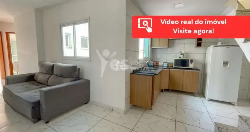 Cobertura sem condomínio, 02 dormitórios sendo 01 suíte, 01 vaga, parque novo oratório, santo andré.