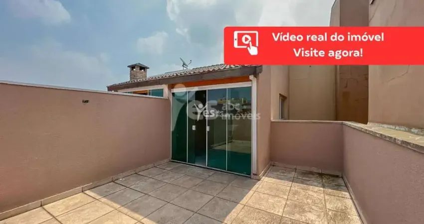 Cobertura sem condomínio, 02 quartos e 01 vaga na vila camilópolis, santo andré - sp