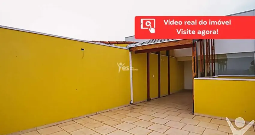 Cobertura sem condomínio,2 quartos e 1 vaga na vila camilópolis, santo andré - sp