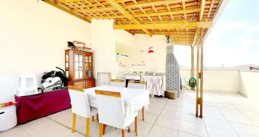 Cobertura à venda em santo andré, vila camilópolis - mobiliada