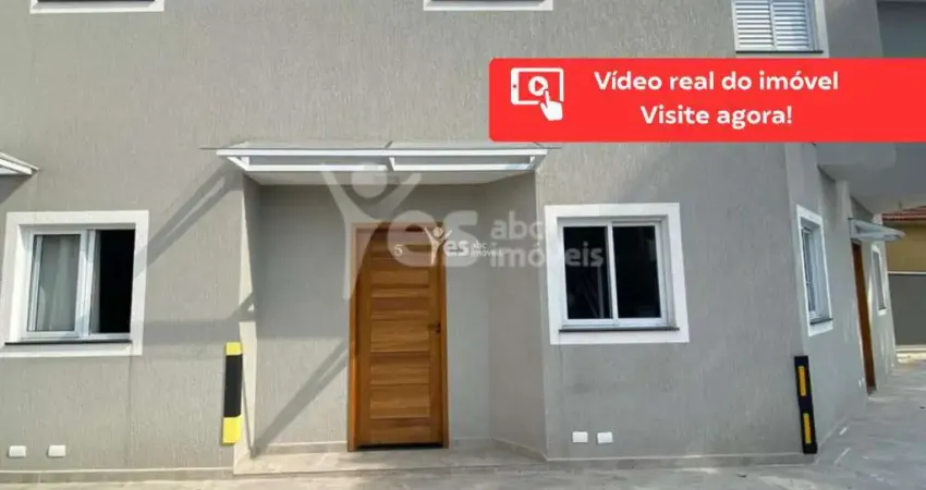 Sobrado em condomínio, 02 dormitórios no parque novo oratório, santo andré.