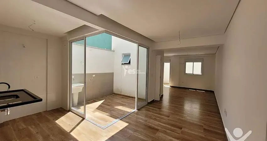 Apartamento sem condomínio, 01 dormitório e 01 vaga de garagem - bairro jardim, santo andré.