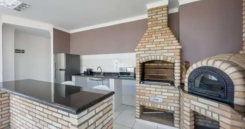 Apartamento de 47m2, bairro campestre, 2 quartos, 1 banheiro, terraço no quarto, cozinha, sala, lavanderia, salão de festas, solarium