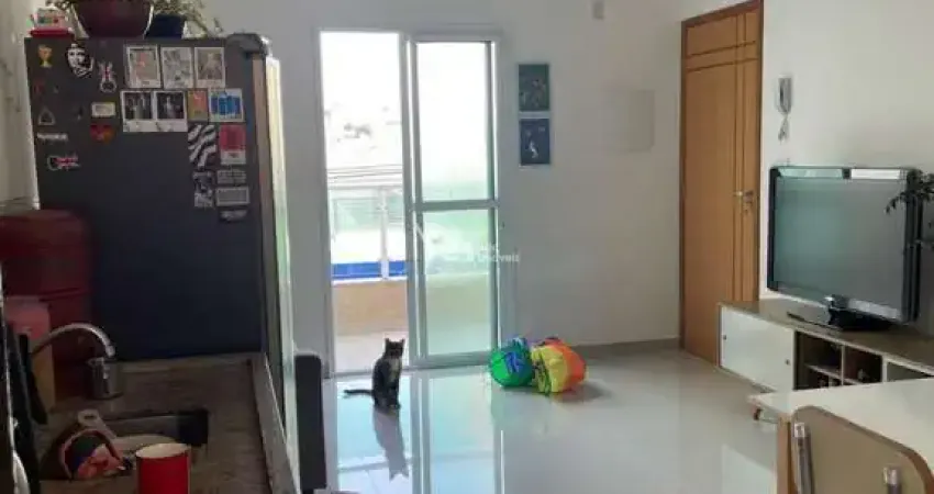 Apartamento de 50m² com 2 dormitórios sendo 1 suíte e 1 vaga de garagem na vila alzira, santo andré/sp