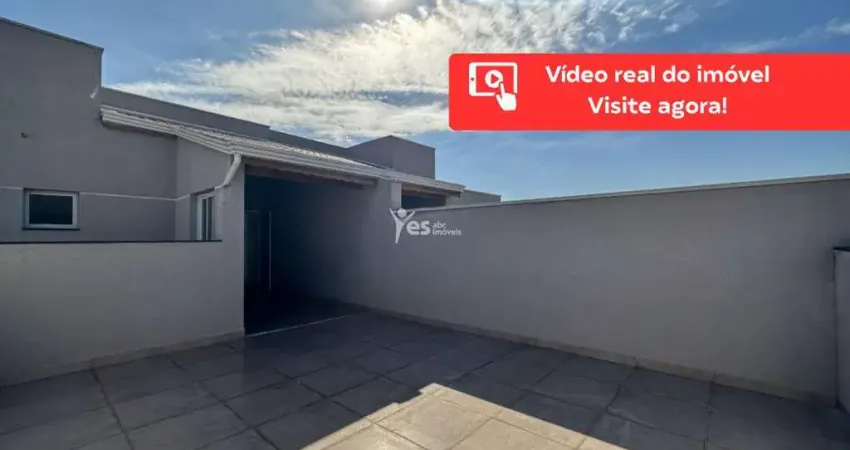 Cobertura à venda em santo andré, parque oratório - banheiro social, lavanderia, living 2 ambientes e cozinha