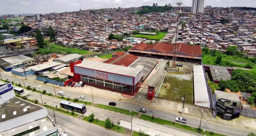 Galpão para venda ou aluguel em santo andré, jardim ana maria - 9.300 m² de área construída