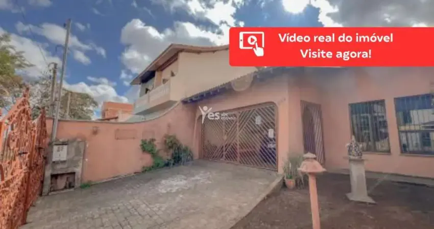 Casa térrea excelente localização, 250m², 5 dormitórios, 4 vagas c/área para espação - campestre