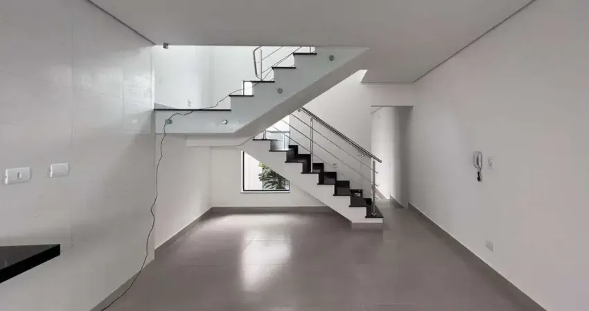 Sobrado novo com 03 dormitórios e 04 vagas localizado na vila guiomar em santo andré.