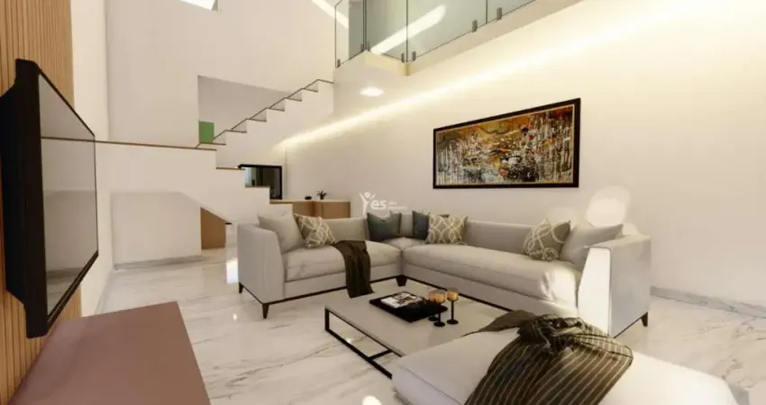 Sobrado moderno em fase final de construção no parque jaçatuba – 3 suítes e 4 vagas