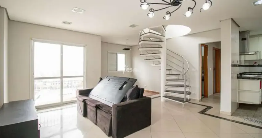 Linda cobertura semi mobiliada a venda em santo andré - bairro jardim com 150m² de área útil