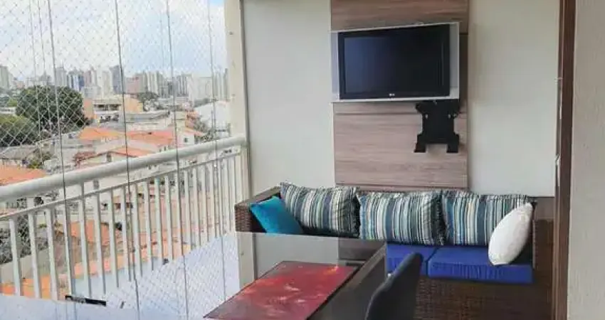 Apartamento com varanda gourmet e lazer completo com piscina na vila valparaíso, santo andré