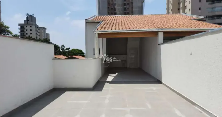 Cobertura à venda em santo andré, campestre - 163.44m² - baixo condomínio com elevador