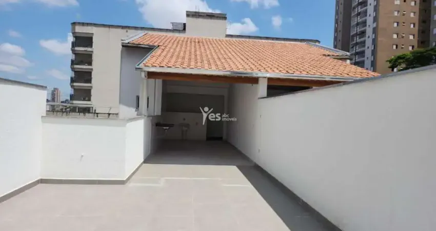 Cobertura baixo condomínio com elevador em santo andré - campestre, pronto para morar, 163.44m²