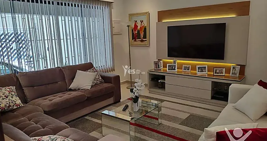 Sobrado, 242m², 03 dormitórios sendo 01 suíte, 02 vagas, espaço gourmet, jardim stella.