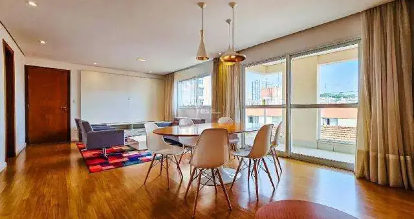 Apartamento mobiliado a venda com 136m² na vila valparaíso, santo andré -sp