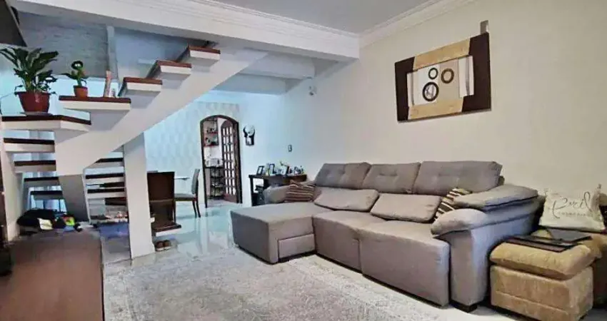 Sobrado à venda em santo andré, jardim stella - 125m²  com 03 dormitórios e 02 vagas