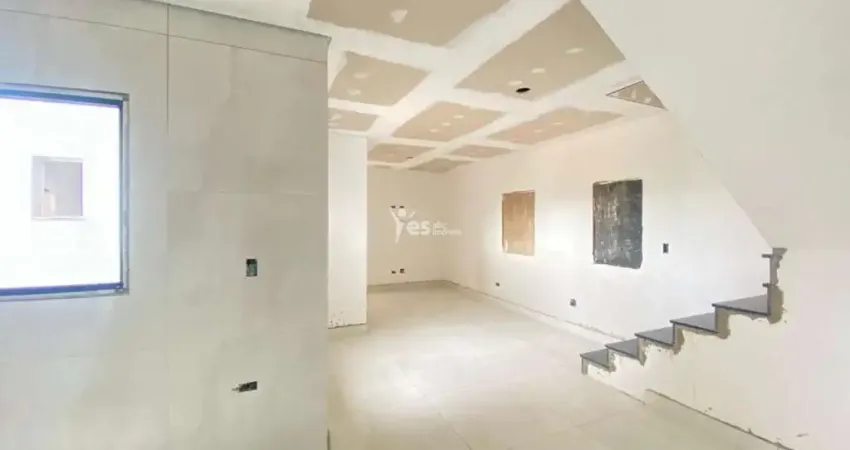 Cobertura à venda em santo andré, jardim santo antônio - baixo condomínio com elevador - em obras