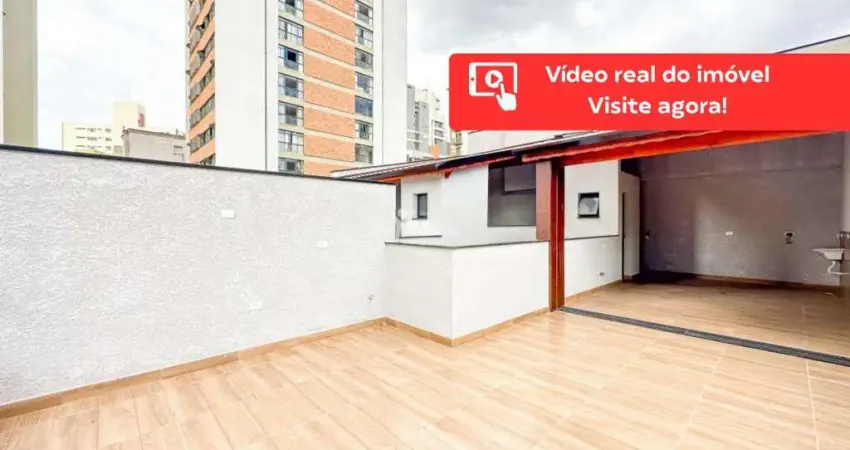 Linda cobertura com área de serviço em santo andré - vila bastos - imperdível!