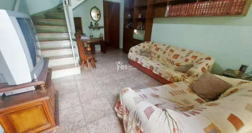 Sobrado mobiliado a venda com 116m² de área construída, sendo 2 dormitórios, 2 banheiros e 1 vaga de garagem no bairro jardim - santo andré - sp