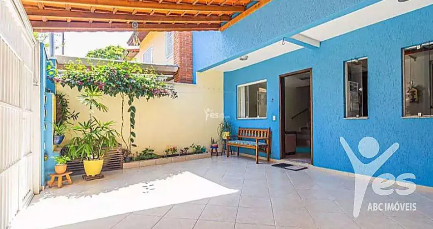 Sobrado planejado de 74m², com planejados, 03 dormitórios, churrasqueira, 02 vagas de garagem - campestre, santo andré.